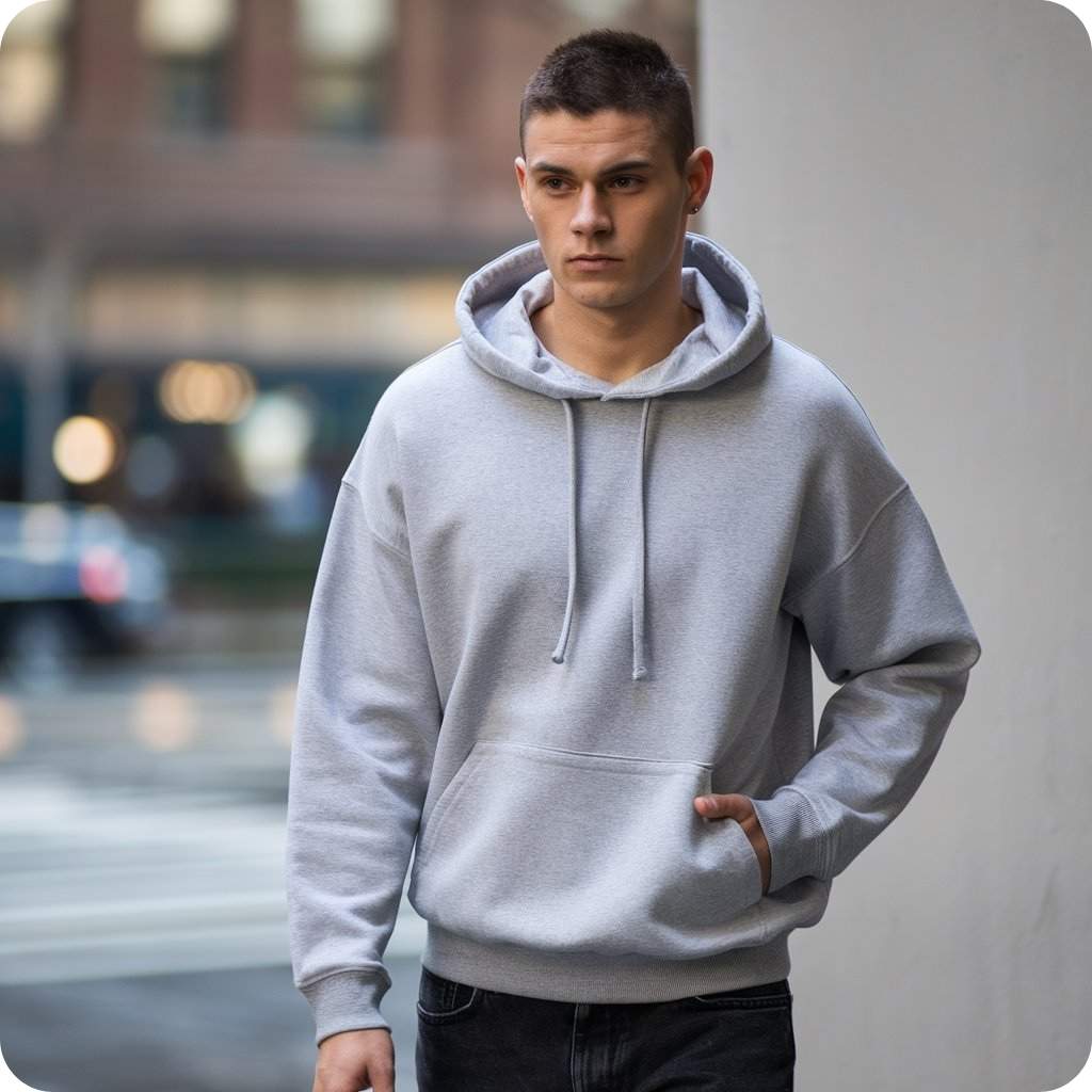 Men's Regular Hooded Sweatshirt